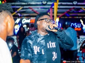 Ayesem Perfroming at Serwaa Release party