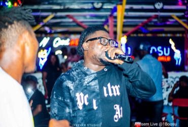 Ayesem Perfroming at Serwaa Release party