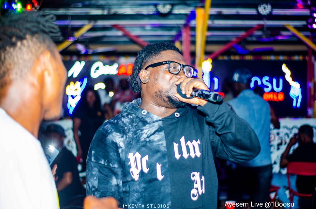 Ayesem Perfroming at Serwaa Release party