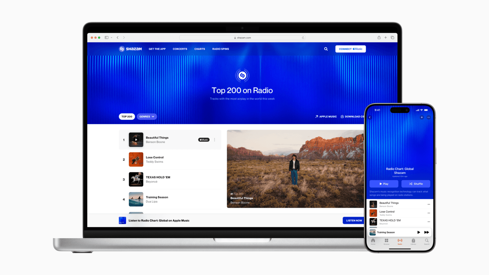 Shazam Launches Global Radio Spins Charts Shazam Global Radio Spins Charts