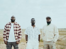 L-R [Loick Essien, Sarkodie, KJ Spio]