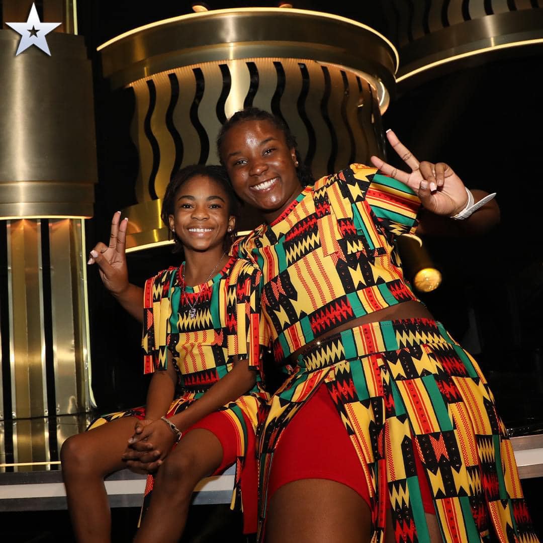Afronita and Abigail Place Third in 2024 Britain's Got Talent Finale L-R (Abigail and Afronita)