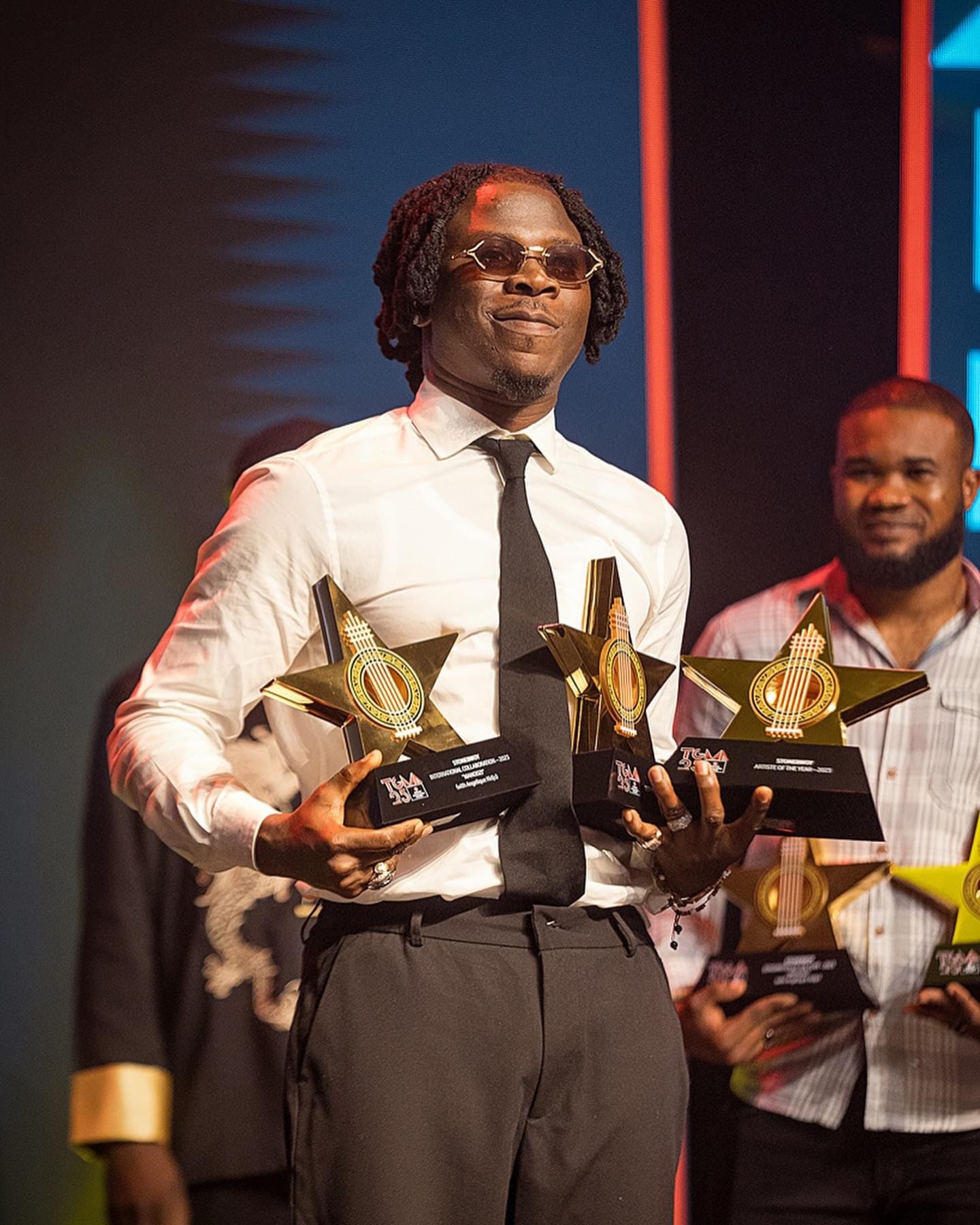 Stonebwoy honoured with 7 plaques at Ghana Music Awards “Industry Mixer” after historic 25th TGMA wins Stonebwoy Industry Mixer