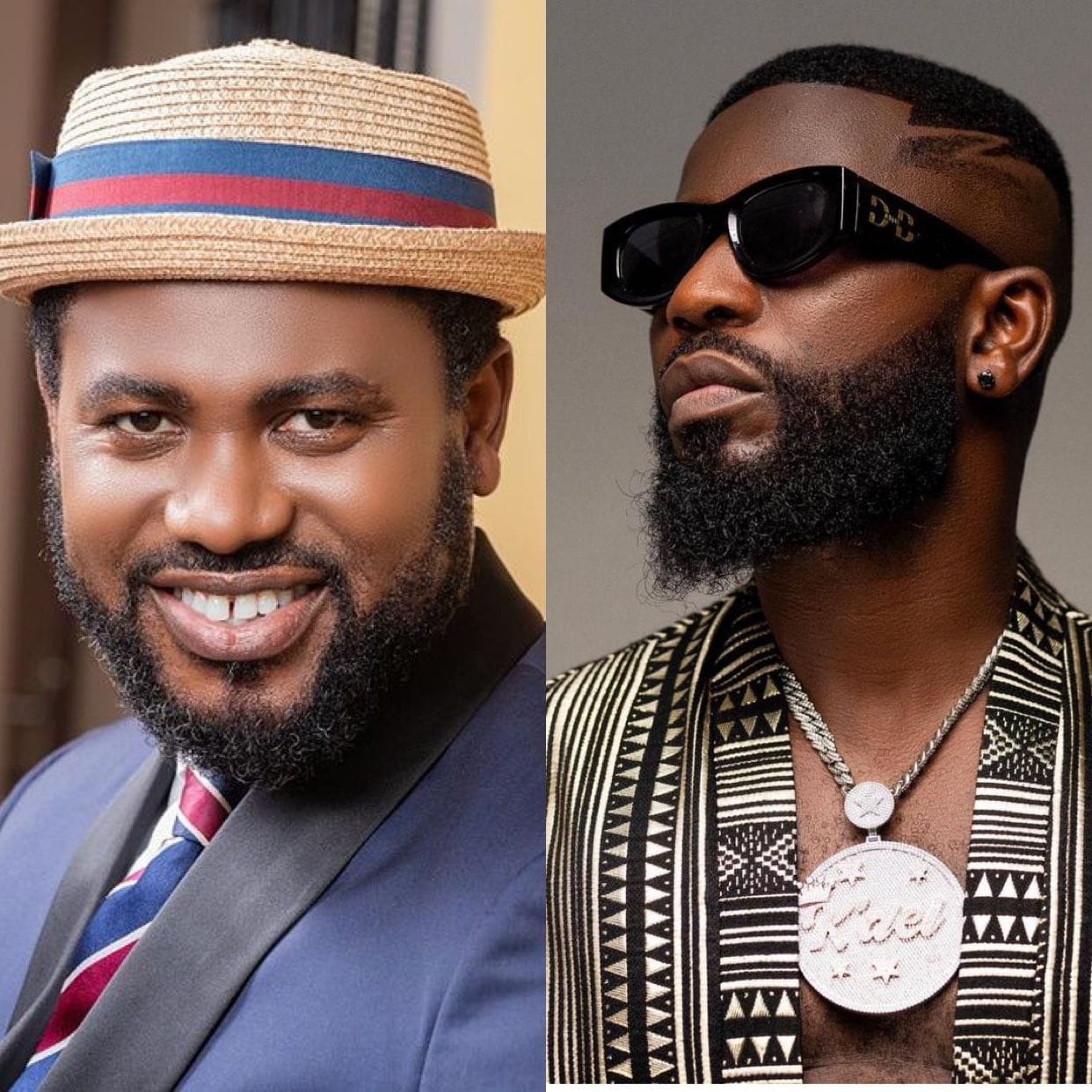[L-R] Abeiku Santana, Bisa Kdei
