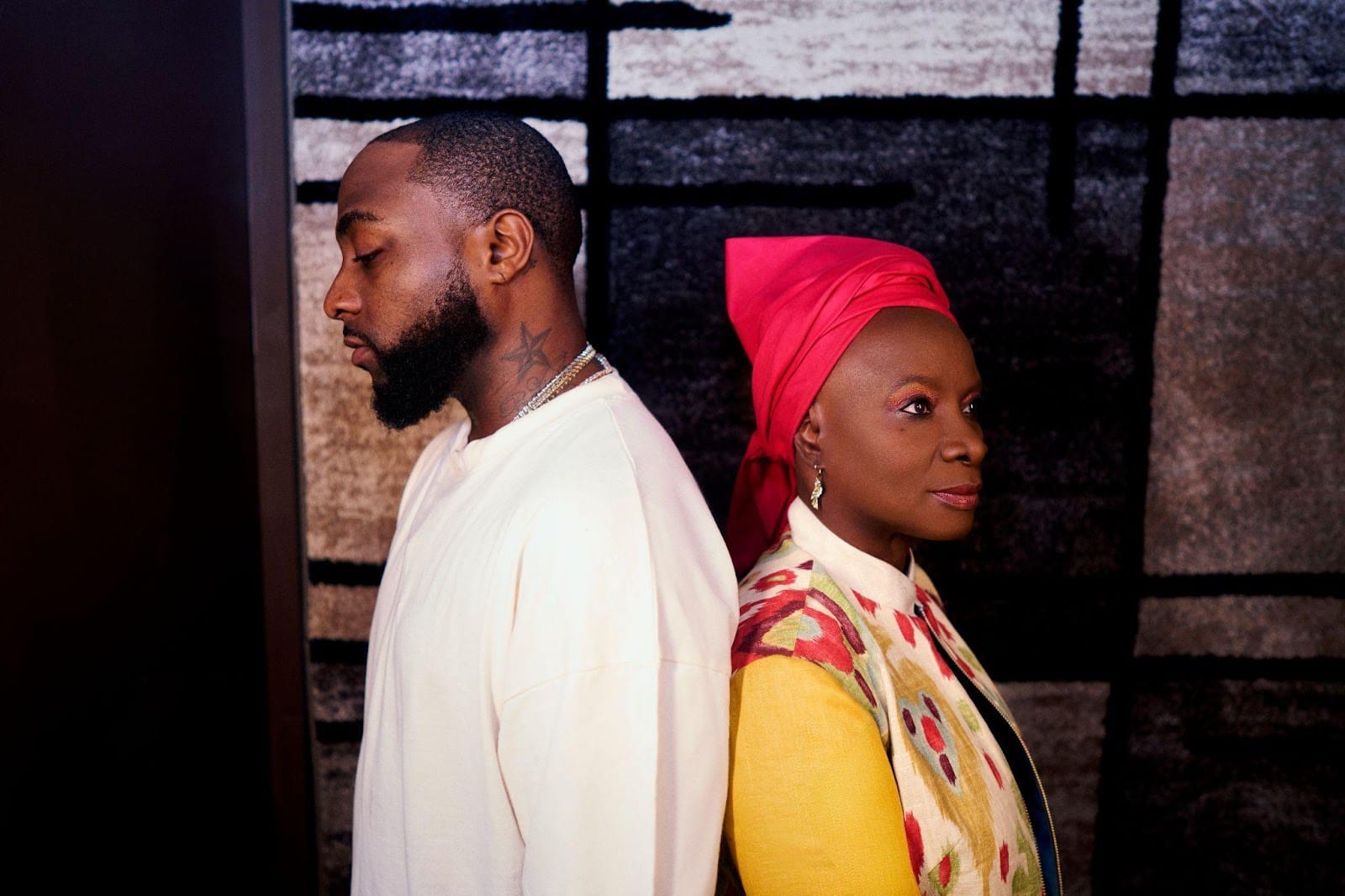 Angélique Kidjo and Davido Join Forces For New Single and Video "Joy" Angélique Kidjo & Davido by Emmanuel ‘APMWORLD’ Agbeble