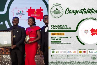 Pizzaman Chickenman Crowned Food Company of the Year at the Ghana Business Awards 2024
