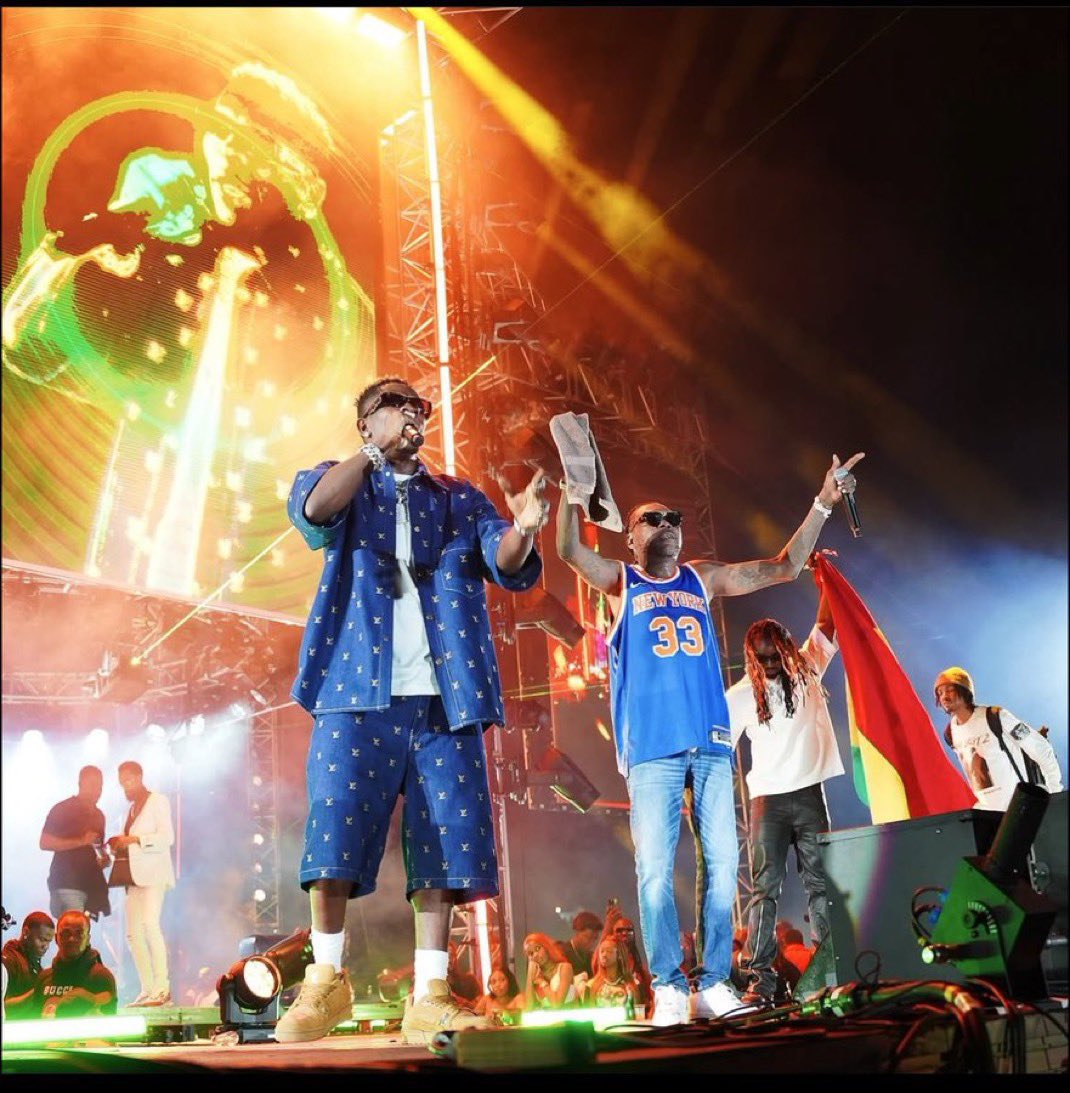 Shatta Wale Makes Historic Jamaican Debut at Vybz Kartel's Freedom Street Concert Shatta Wale and Vybz Kartel