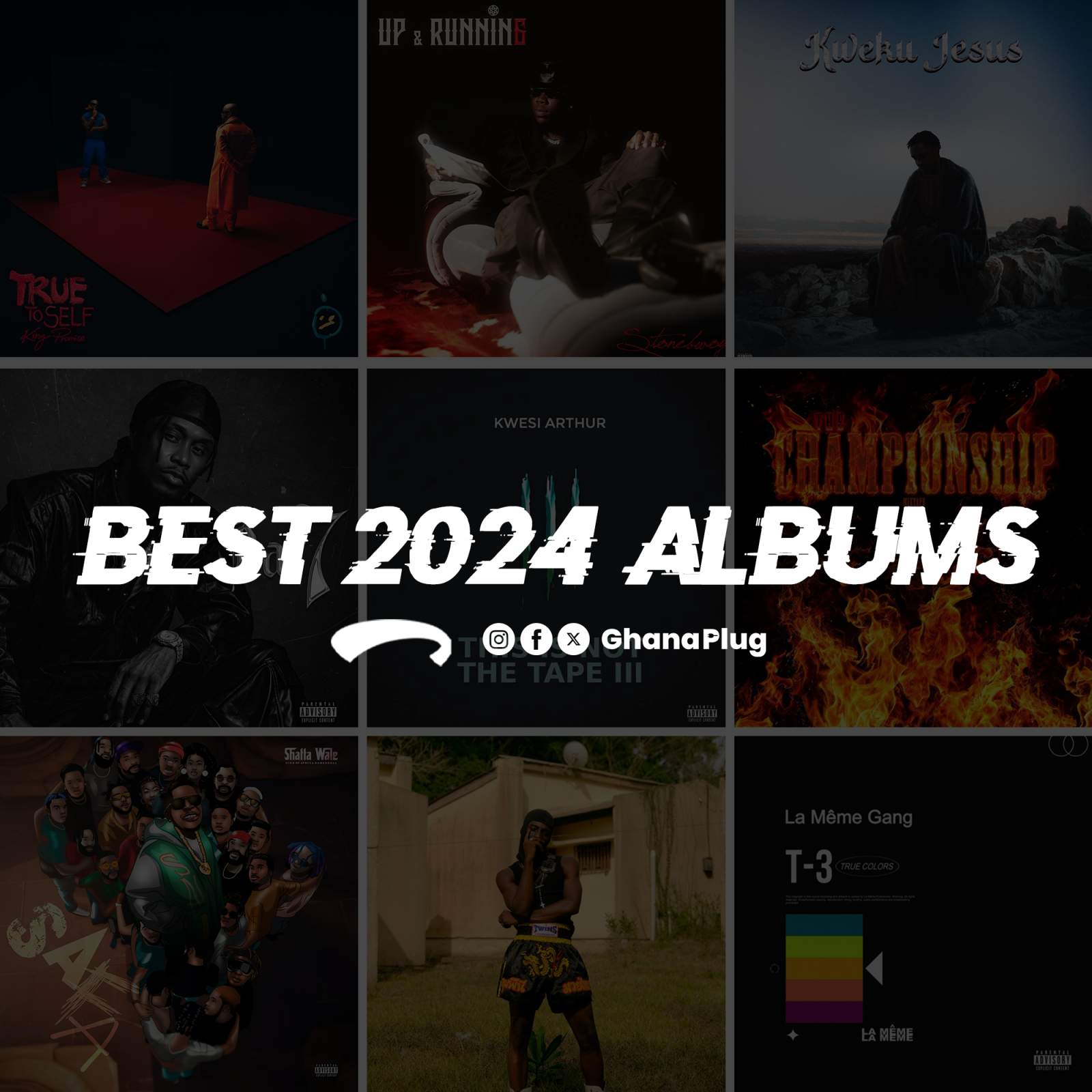 Top Ghanaian Albums of 2024: Sounds That Defined the Year Best 2024 Albums Cover