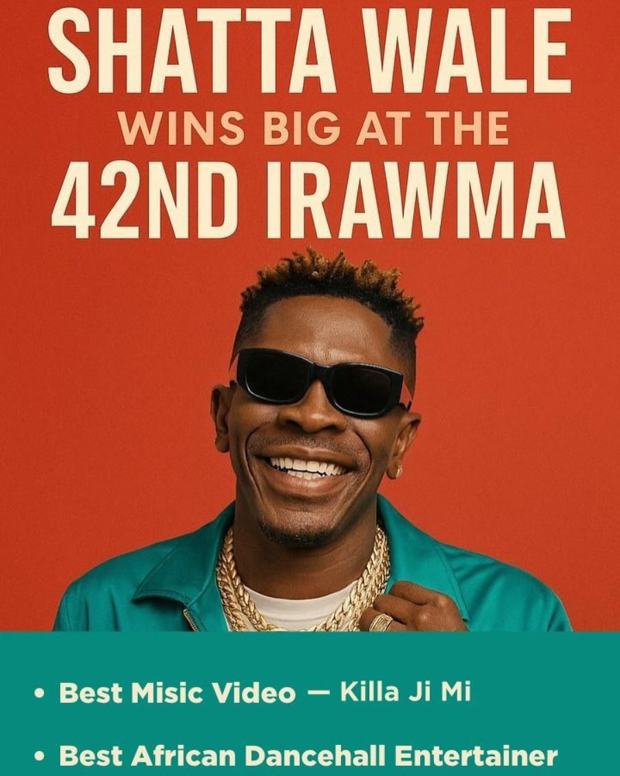 Shatta Wale Sweeps 3 Awards at the 42nd IRAWMA Shatta Wale IRAWMA