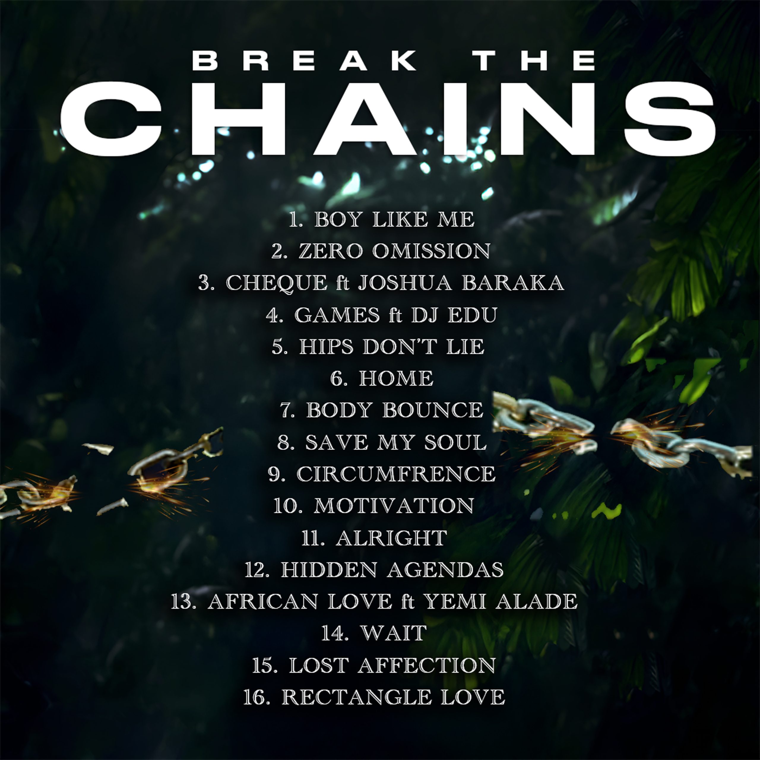 Ugandan Music Legend Bebe Cool Releases New Album ‘Break The Chains’ BEBE COOL BREAK THE CHAINS Tracklist