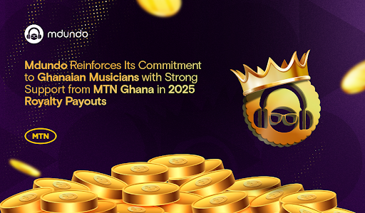 Mdundo Reinforces Its Commitment to Ghanaian Musicians with Strong Support from MTN Ghana in 2025 Royalty Payouts
