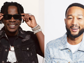 L-R (Shatta Wale Photo by Julio Cyriano & John Legend Photo by Mike Rosenthal)