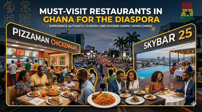 Must-Visit Restaurants in Ghana for the Diaspora Must-Visit Restaurants