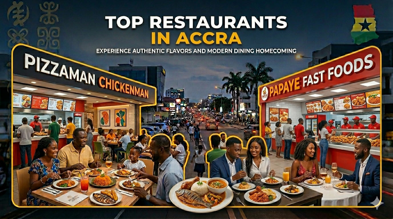 Top 5 Restaurants in Accra