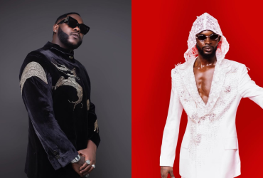[L-R] Medikal, Black Sherif for 27th TGMA
